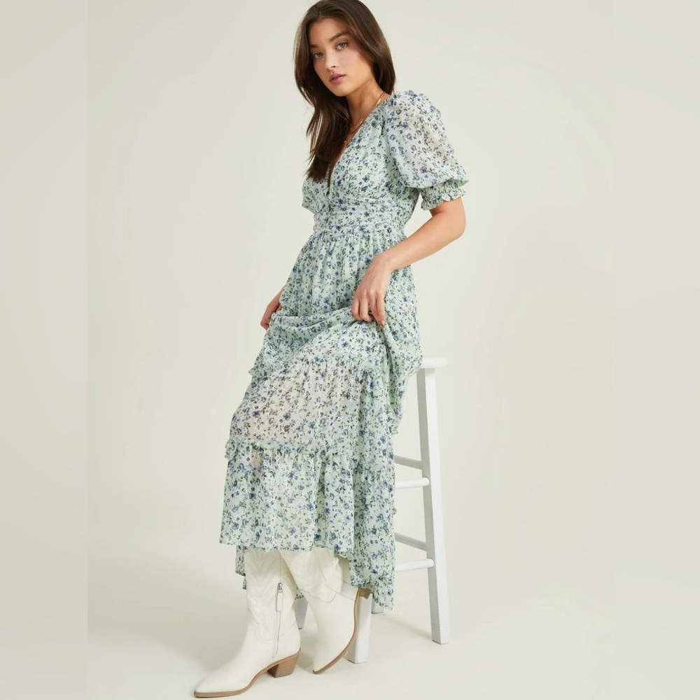 Altar’d State Leo floral maxi dress
